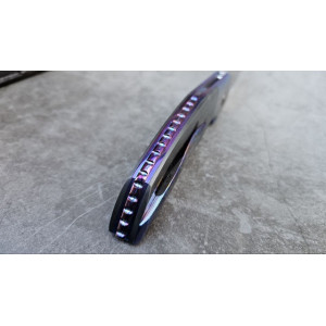 RAPTOR S125V авторський складаний ніж ручної роботи Androshchuk Knives, сталь S125V в обкладках з нерждамаску, 65 HRC. Photo 2